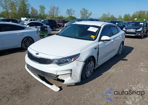 2017 Kia Optima Lx из США, поврежденный, VIN 5XXGT4L36HG151440